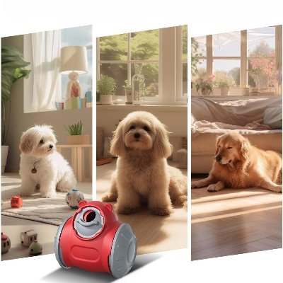 Distributeur de Croquettes pour Chien - BrainChase™ - Rouge - Ammdog.com