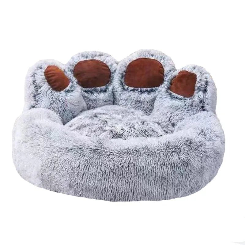 Fluffy Dog Bed Plush Kennel Accessories Pet Products Large Dogs Beds Bedding Sofa Basket Small Mat Cats Big Cushion Puppy Pets - Ammdog.com