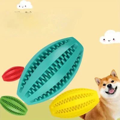 Jouet Interactif pour Chien - ChewBounceBall™ - Bleu Clair - Ammdog.com