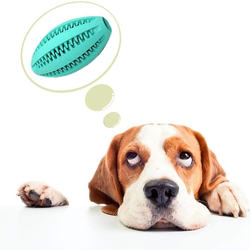 Jouet Interactif pour Chien - ChewBounceBall™ - Bleu Clair - Ammdog.com