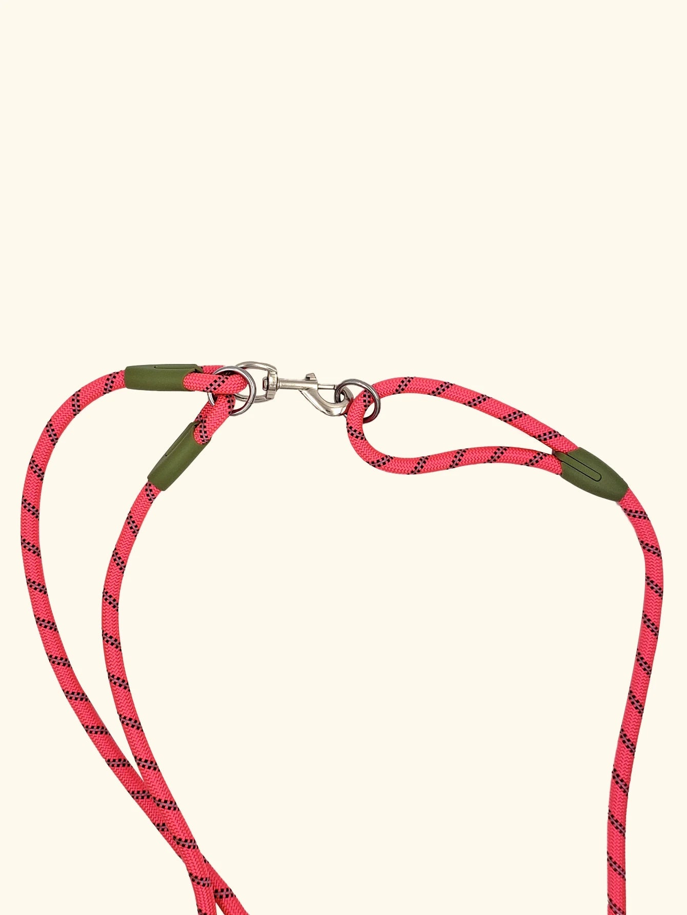 Reflective Nylon Leashes Pet Dogs Chain Traction Rope Leads for Running Dog Walking Free Hands Rope Chain for Small Large Dogs - Ammdog.com