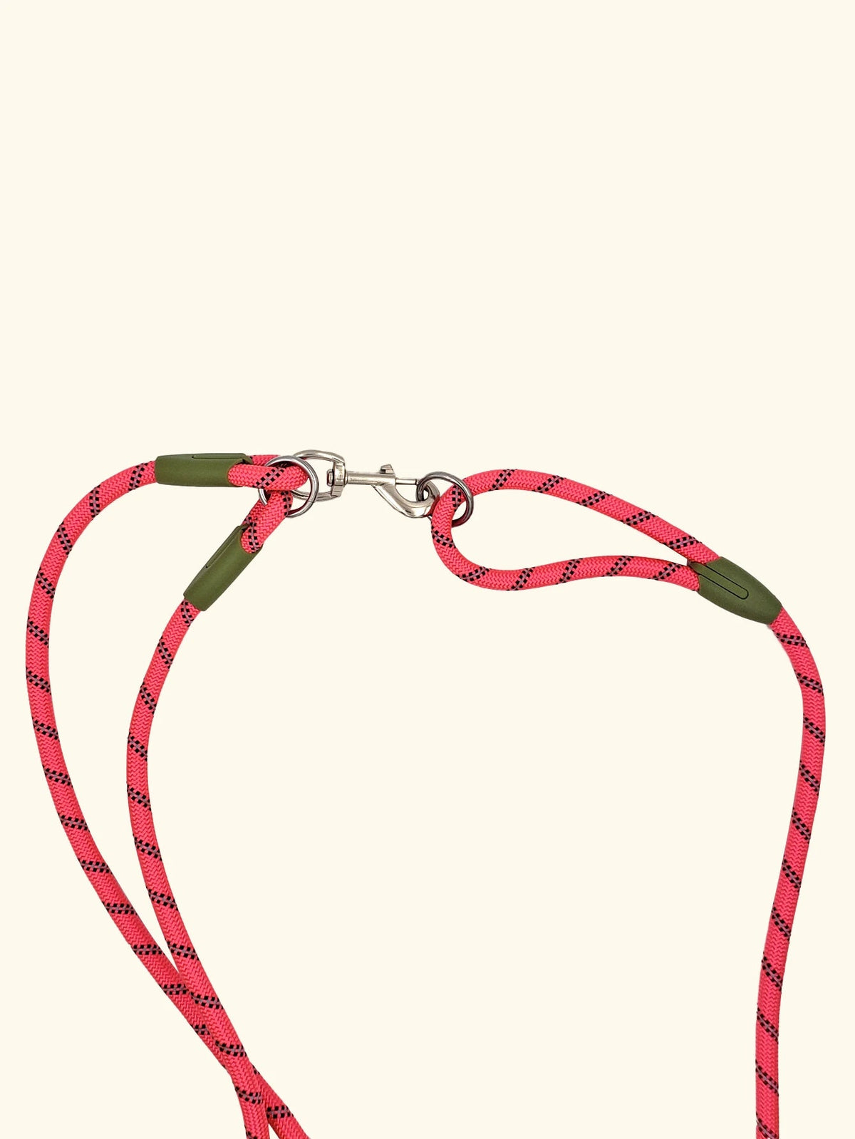 Reflective Nylon Leashes Pet Dogs Chain Traction Rope Leads for Running Dog Walking Free Hands Rope Chain for Small Large Dogs - Ammdog.com