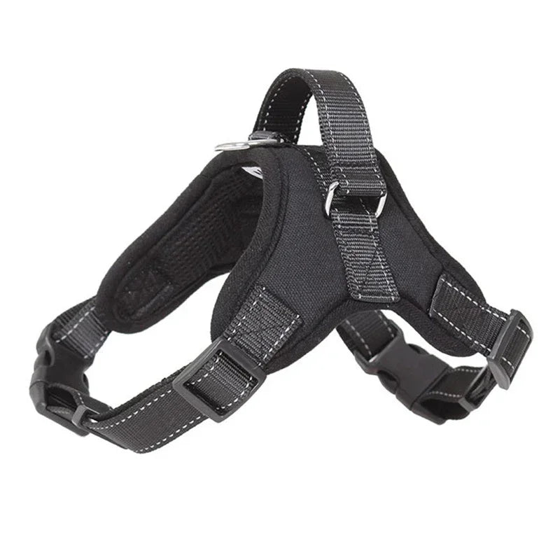 Saddle Dog Harness Reflective Adjustable Pet Harness No Pull Walking Training Small Medium Large Big Dogs Chest Strap Product - Ammdog.com