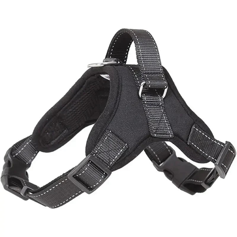 Saddle Dog Harness Reflective Adjustable Pet Harness No Pull Walking Training Small Medium Large Big Dogs Chest Strap Product - Ammdog.com