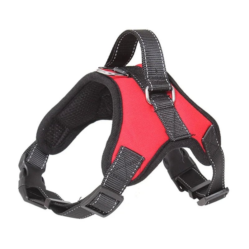 Saddle Dog Harness Reflective Adjustable Pet Harness No Pull Walking Training Small Medium Large Big Dogs Chest Strap Product - Ammdog.com